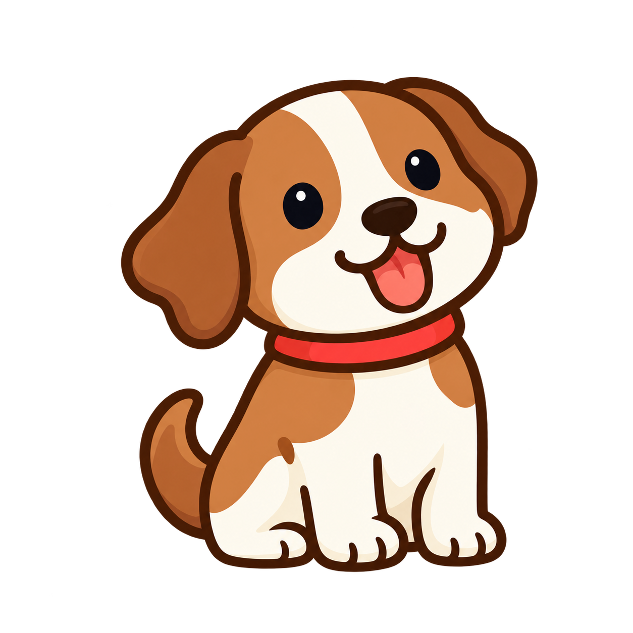 A friendly dog